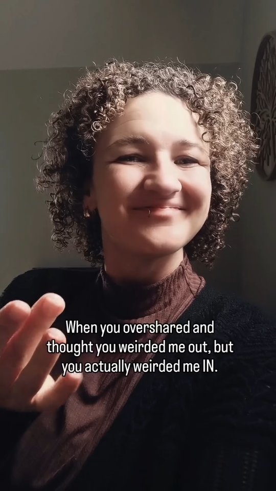 The weirder, the better.
Get over here.