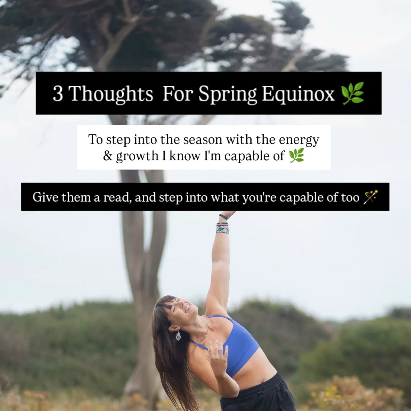 SPRING THOUGHTS AND REFLECTIONS 🌿🌱
The world is a bit crazy, and it's easy to get wrapped up in the madness of it all.
One of the most interesting quotes I heard this week was from Rupaul (yes really 😅)
'Look at the darkness, see it, but don't stare at it, don't let it suck you in'.
Let's see and acknowledge the shadows, learn from them, don't shut them out.
But don't get lost in them
Save these and give them a thought or a journal over the weekend.
Find YOUR light this spring, and keep moving and expanding through the seasons, ups and downs of life 🌿🪄
Love you.
Hit the link in my bio to drop into a practice to really say YES this Spring 🌱🔆
Xxxxx
Jenny
.
.
.
.
.
.
First 📸 by the amazing @robynjessicahalliday
.
.
.
.
#springequinox #journalprompt #journalpromptsforselflove #breathwork #meditationtips