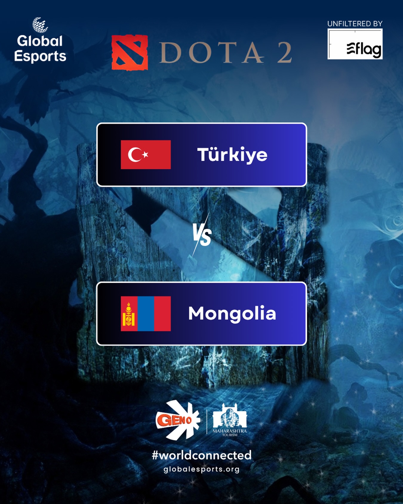 🇹🇷 Turkiye 🆚 🇲🇳 Mongolia
⌚️ 1.00pm IST
LIVE at GEAM + streaming now 🔴👾
High-stakes team fights, epic plays, and ultimates flying — who’ll claim the Aegis? 👑🔥
#worldconnected #GEGMumbai