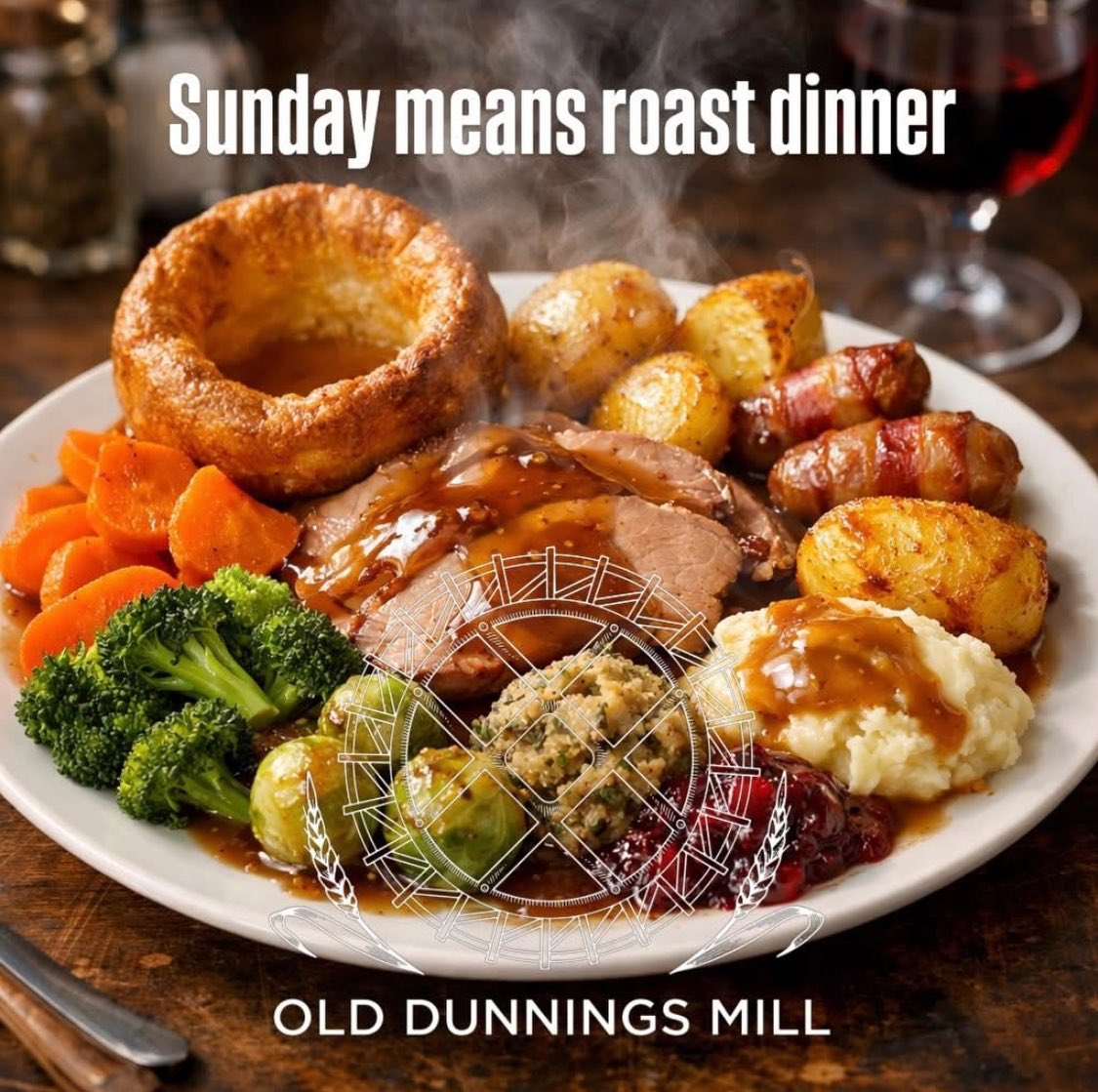 🍽️ Join Us for One of the Best Roast Dinners in East Grinstead! 🍽️
Looking for the perfect Sunday roast? Come and enjoy one of the best roast dinners in East Grinstead at The Old Dunnings Mill!
We serve tender, slow-roasted meats, crispy golden roast potatoes, fluffy Yorkshire puddings, rich homemade gravy and all the classic trimmings – just how a proper roast should be. With perfectly cooked vegetables and delicious sides, every plate is packed with flavour and comfort.
🔥 Whether you’re catching up with family, meeting friends, or simply craving a proper traditional roast, we’ve got the perfect plate waiting for you.
📍 Join us at The Old Dunnings Mill in East Grinstead for great food, a welcoming atmosphere, and a roast dinner worth coming back for.
Book your table or pop in and see us – we’d love to welcome you!