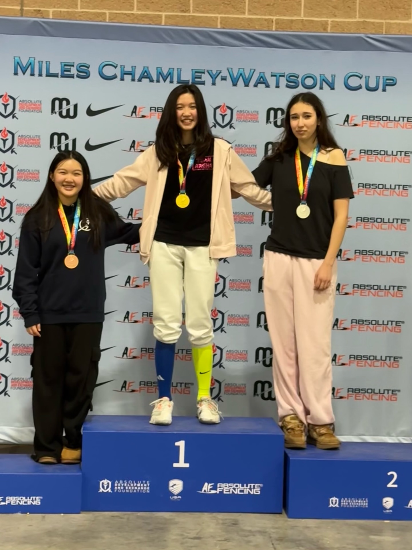 Miles Chamley-Watson Cup ⚔️
RYC / RJCC / ROC
What a day for Arena…
Cadet Women:
Mila 🥇
Suzanna 🥈
Sydney 🥉
A full podium sweep 💥🔥
From the first touch to the final bout, this was all grit, resilience, and heart. Every point earned, every comeback fought for — and it shows.
So proud of these ladies. This is what teamwork and belief look like. Congratulations, champions 👏🏆