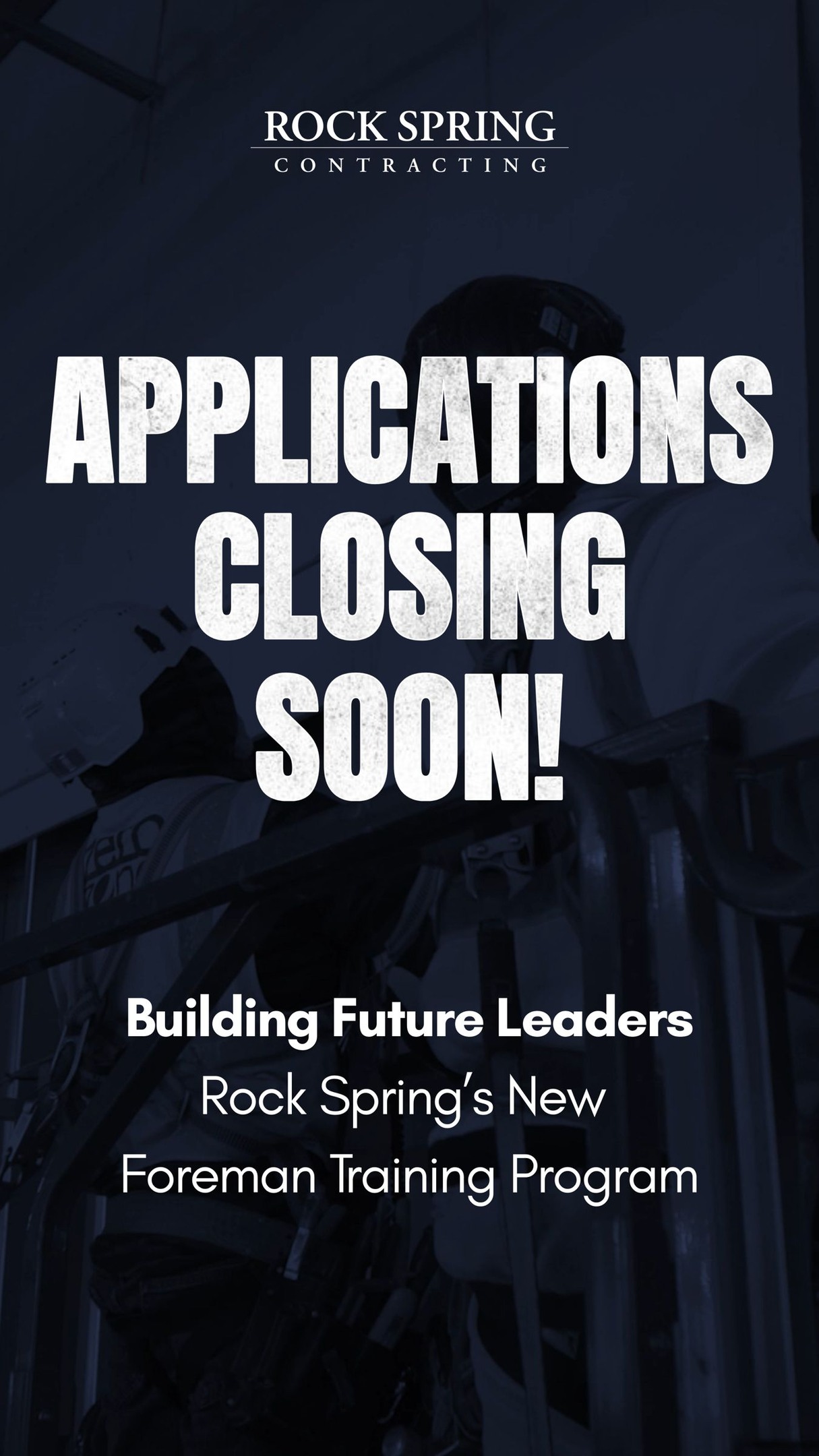 🚨 APPLICATIONS CLOSING SOON!
We are getting ready to close applications for our Building Future Leaders program - this is a fantastic opportunity to step into the construction industry with one of the fastest growing and most well respected commercial subcontractors on the East Coast. This program features:
- Competitive pay
- Hands-on training at active job sites
- 12-month structured program with experienced foremen
- Clear path to entry-level field leadership upon completion
- Long-term career growth with a rapidly expanding commercial construction company
- Health and dental insurance
- Paid time off
Please share this video with your friends and family and encourage them to apply so they don't miss out on this amazing opportunity.