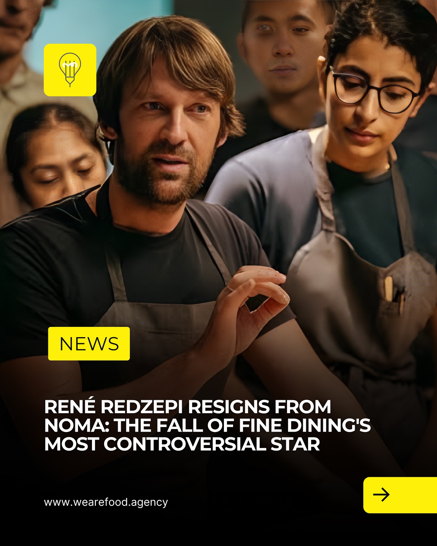 📰 BLOG: THE LATEST NEWS
✍🏻 René Redzepi Resigns from Noma: The Fall of Fine Dining’s Most Controversial Star
René Redzepi has stepped down as head chef of Noma, the three-Michelin-star Copenhagen restaurant, following allegations of physical and psychological abuse. Here’s everything you need to know.
𝗥𝗲𝗮𝗱 𝘁𝗵𝗲 𝗳𝘂𝗹𝗹 𝗮𝗿𝘁𝗶𝗰𝗹𝗲 𝗼𝗻 𝗼𝘂𝗿 𝘄𝗲𝗯𝘀𝗶𝘁𝗲.
www.wearefood.agency
#WeAreFood #WeAreFoodAgency #Marketing #Communication #PR