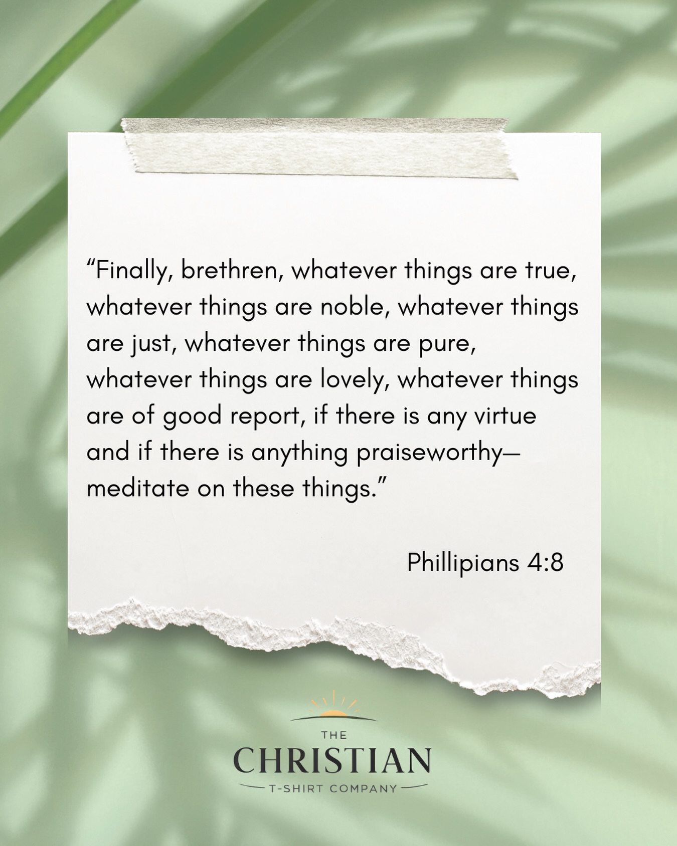 This is such a valuable reminder in our modern, fast-paced world, where we have the world’s information at our fingertips. While we have access to life-saving knowledge, we can also easily consume content that distracts us, causes worry, or stirs up fear.
Reminding ourselves to focus on what is noble and pure in a world that often feels upside down helps keep us peaceful, grounded, and grateful.
Our mental state and demeanor do influence those around us, which means this message doesn’t just benefit us, but it also impacts those we are closely connected to.
Practicing this daily will help us live our Christian faith boldly, friends. ☀️☦️🙏