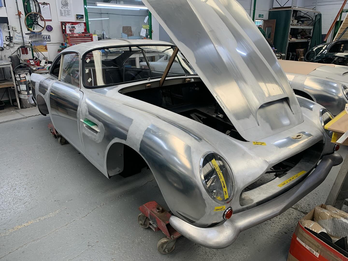 We simply have the best team with dry build perfection on anotherDB4GT restoration #AstonMartin #DB4GT #classicastonmartin #astonmartinrestoration