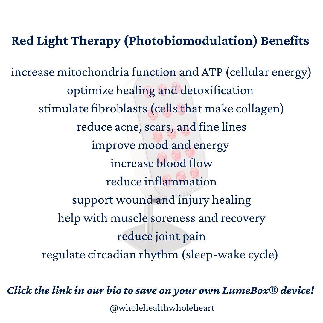Came for the skin health benefits and stayed for the true healing capacity of RLT ❤️ What started as digging through the research on PubMed and dipping my toes into the biohacking world, quickly became a daily ritual and integral tool in my health and practitioner toolbox @lumeboxpro