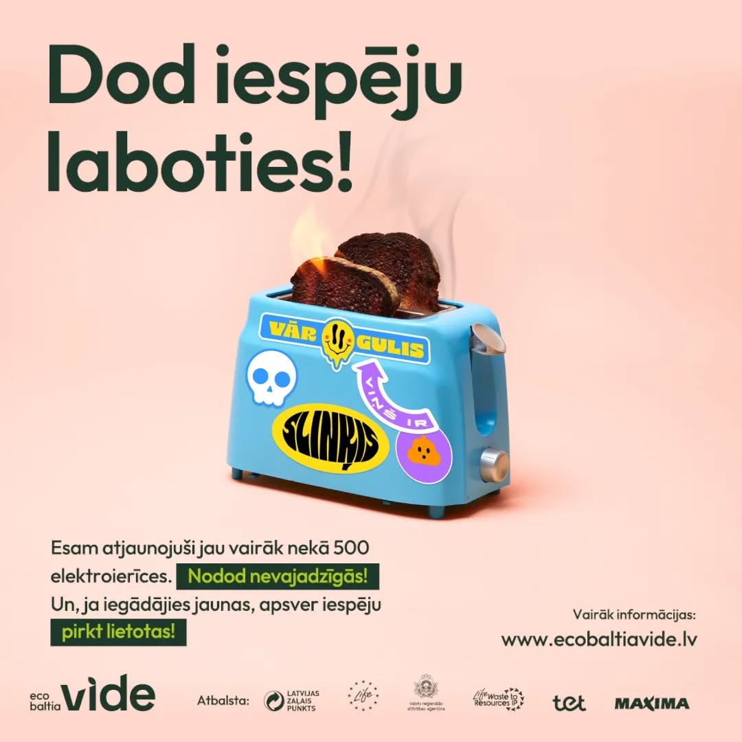 Eco Baltia vide
"Dod iespēju laboties!"