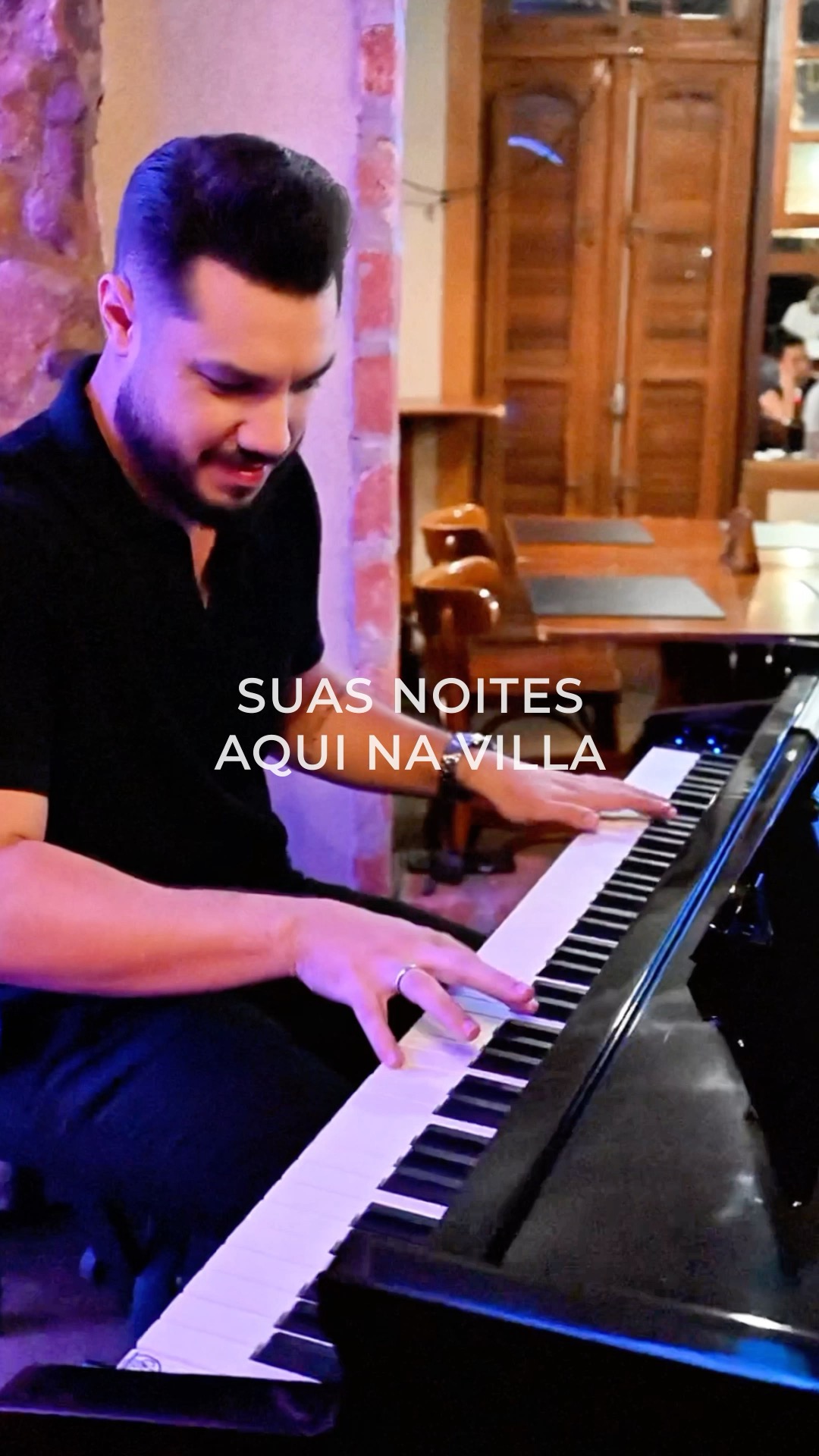 Sábado com piano ao vivo uma experiência pensada em cada detalhe!