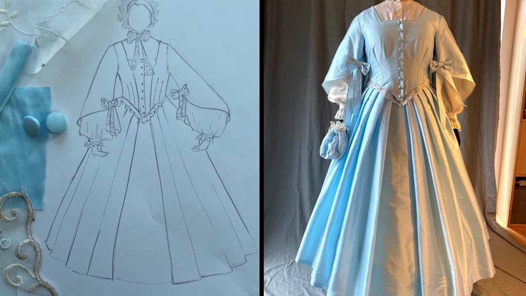 Entwurf und Umsetztung eines Kleides aus der Zeit 1855 für das Staatliche Textilmuseum Selb März 2023
#museum #museumlovers #sissi #gewandung #victorian #