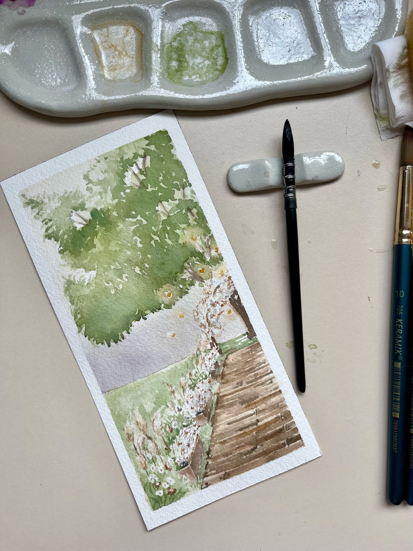 Estudos e versões finais para casamento 🤍
Em qualquer espaço, a aquarela eterniza!
Manda para a noiva que precisa de uma aquarela ✨