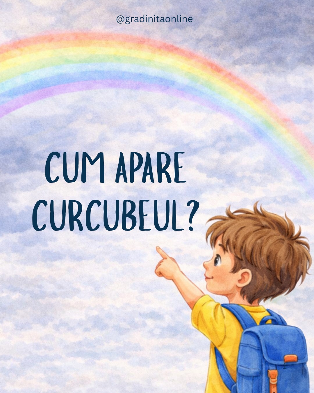 🌈 Ce este curcubeul? Cum apare?
Explicații pe înțelesul copiilor 🥰
#gradinitaonline #curcubeu #vreausastiu