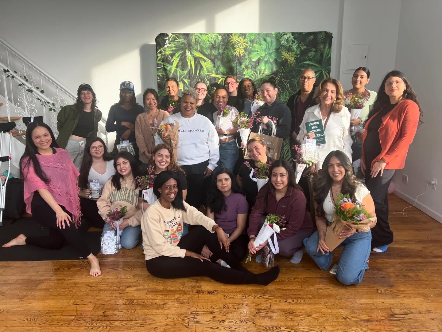 Yesterday we held our Nurturing the Healers retreat in collaboration with @nycswladiescollective and @siembratoday Through this event, we poured into social workers & therapists, and provided an opportunity to pause, reflect & connect with community. In honor of women’s history month, we also honored some trailblazing women in the field of social work. Through wellness practices, community connection and hearing from our trailblazers, we were reminded of the value of our work and the importance of caring for ourselves and our community 🫶🏼✨💐💗
A special thank you to all the sponsors that helped bring this event to life and everyone who joined us and made this event as special as it was.
Happy Social Work Month & Women’s History Month ✨