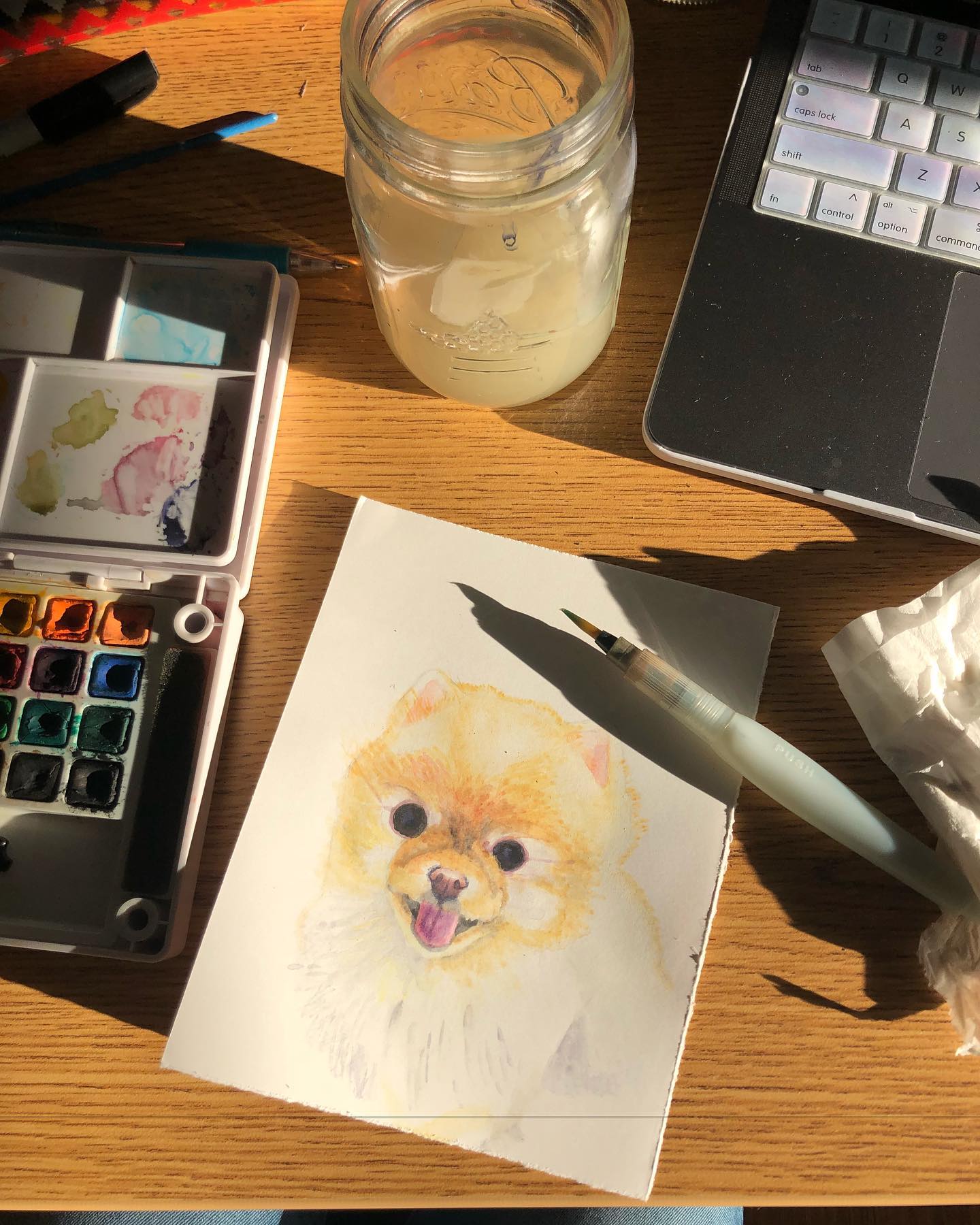 Watercolor #graphicdesign #art #dogs #watercolor #painting #aesthetic