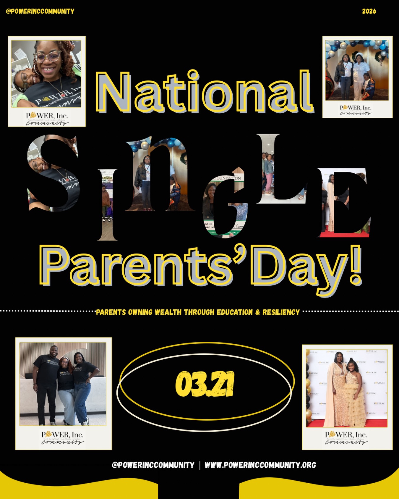 Happy National Single Parents’ Day! 🔌
Today we pause to honor every single parent and caregiver who shows up day after day with love, strength, and resilience.
You are seen. You are celebrated. You are POWERFUL.
At P.O.W.E.R., Inc. Community, this day is personal. We were built BY single parents, FOR single parents because no one should have to navigate this journey alone.
Drop a 💛 in the comments if you are a single parent, or tag someone who deserves to be celebrated today!
Stay tuned — tomorrow we are dropping something special just for YOU. 👀
#powerinccommunity #singleparents #explore
@POWERINCCOMMUNITY | www.powerinccommunity.org