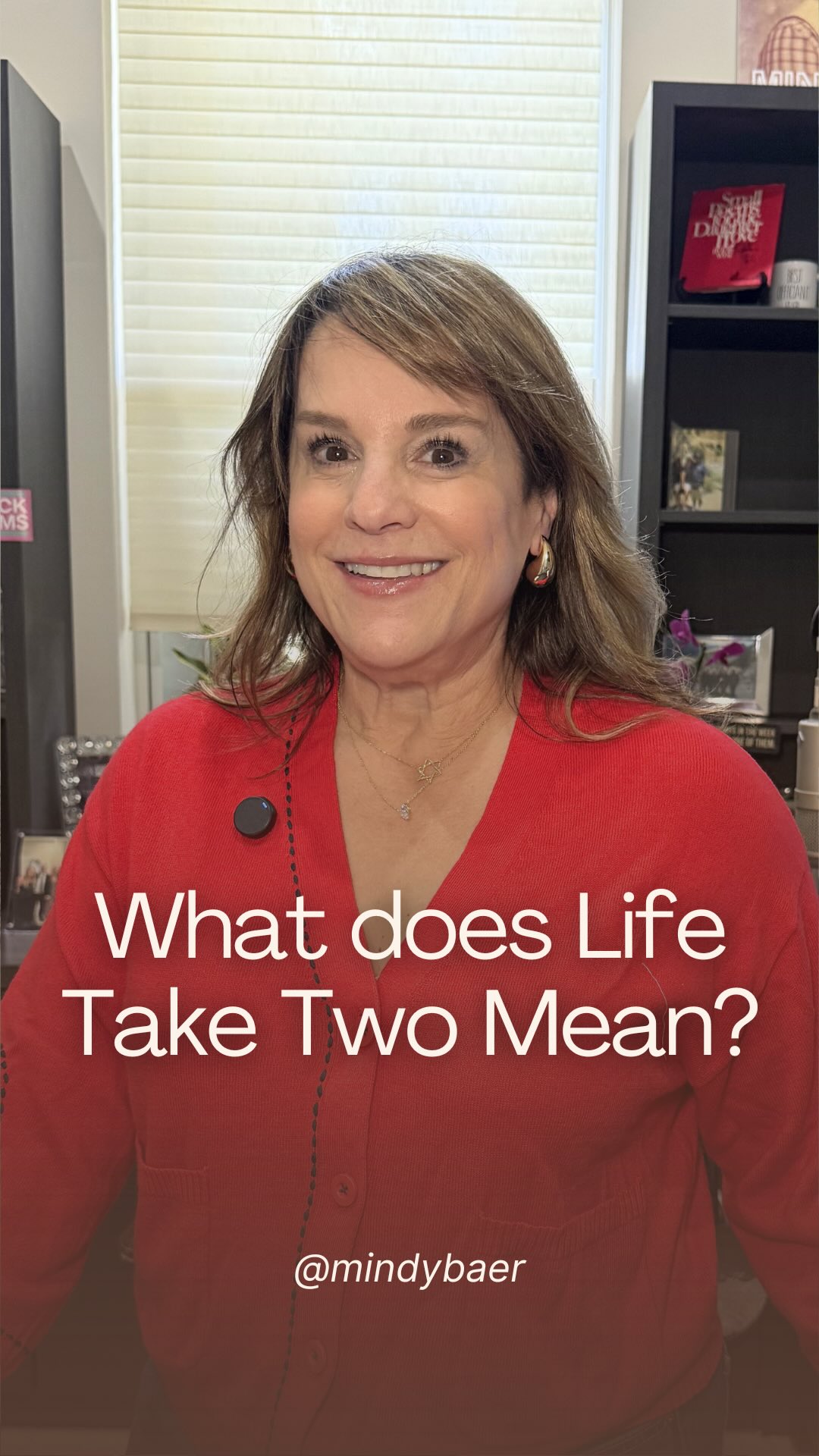 Life Take Two isn’t about starting over.
It’s about choosing yourself again, right where you are.
Not after a crisis. Not when everything falls apart.
Just because you’re allowed to want more.
A new chapter. A fresh choice. A different way forward.
And it gets to be yours. Click the link in BIO to learn more!
#MindyBaer #LifeTakeTwo #Reinvention #Midlife #SecondActEnergy