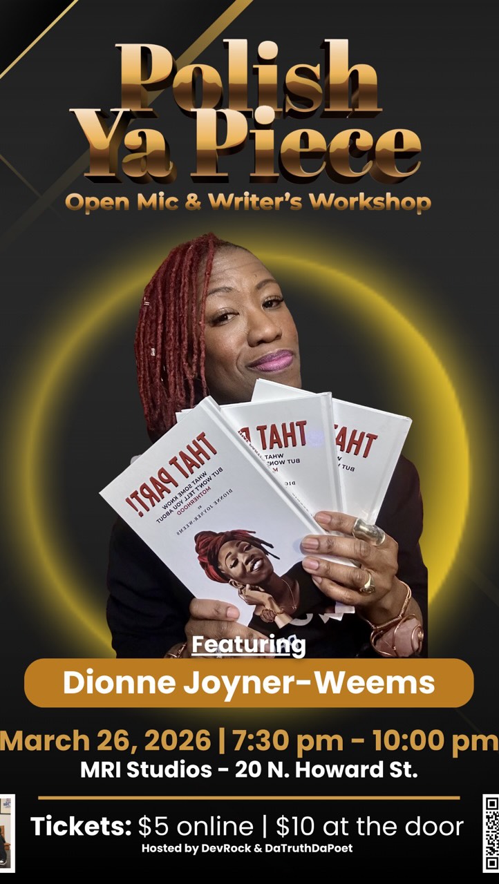 Though I’ve entered a season that’s asking me a deeper question, “What does Dionne want for herself?”
As a mother, my three sons are still my North Star. ⭐️
And with that kind of motivation…there’s nothing I wouldn’t do. 🔥
🟧 Watch the latest @polishyapiece episode 🎥featuring me on @mediarhythminstitute’s YouTube.💻
🟧 Then tap the link 🔗in my bio ⬆️ to read my personal @substack article—the story behind the story.
Because this wasn’t just an audiobook…it’s lived language. 💛
#thatpart
#dionnejoynerweems
#PersonalStorytelling
#mybmore