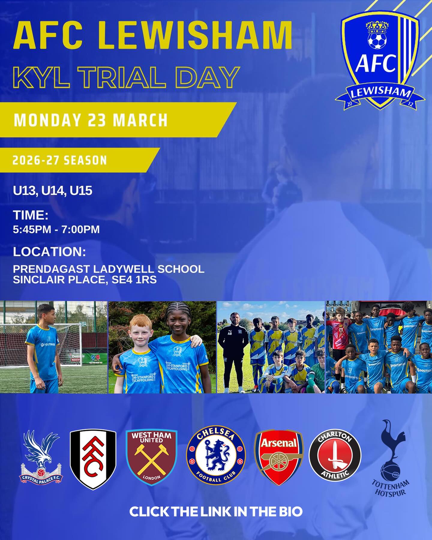 Kent Youth League trial day locked in! ⚽🔥
We’re looking for players who want to compete in the Kent Youth League.
Must be able to commit to 2 training sessions a week. Extras on your own time. Full commitment to Sunday and showcase fixtures.
If you’re ready to put the work in and represent properly, Click the link in the bio! #footballtrials #football #footballclub #afcl