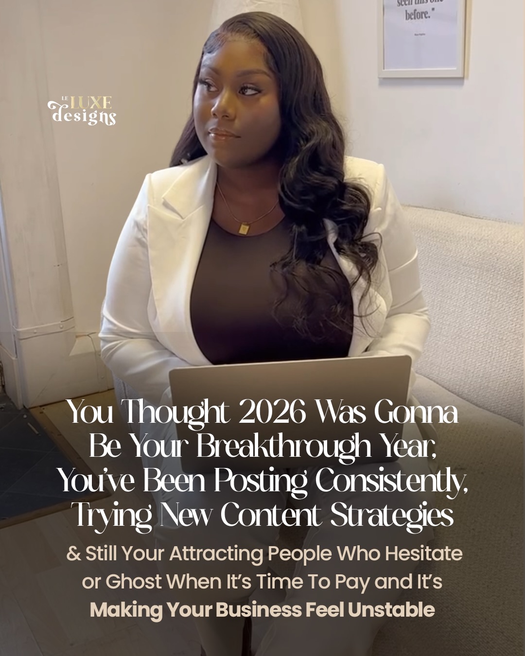 Let me be honest with you…
You came into this year expecting a different level of clients, a different level of income, and a business that finally feels stable. But your enquiries and DMs are still filled with people who hesitate, question your price, or disappear when it is time to invest.
And it is frustrating, because you know you are doing the work.
You have been consistent. You have tried different strategies. You have followed what you have been taught.
So naturally, you are wondering what is not clicking.
Here is what it is.
Your messaging is not deep enough.
You are speaking about the problem, but you are not speaking to the person experiencing it. You are not fully tapping into how they see themselves, what they are struggling with internally, or what they actually feel but are not saying out loud.
So your content sounds good, but it does not feel personal.
And if it does not feel personal, they do not feel understood. If they do not feel understood, they do not trust you. And if they do not trust you, they hesitate.
That is why you are still attracting people who are not ready.
Because your messaging is not filtering them out or pulling in the ones who are already ready to invest.
At some point, you have to be honest with yourself. Doing more content or trying more strategies is not going to change the level of clients you attract if your messaging still lacks depth.
The clients you actually want are not looking for more content. They are looking for someone who understands them better than they understand themselves.
When your messaging starts speaking to identity and emotion, everything shifts. You stop attracting people who cannot afford you, and you start attracting people who trust you, see the value immediately, and are ready to invest.
If you are done attracting hesitant clients and you are ready to step into a level where your content actually brings in aligned, decisive buyers,
DM me “SHIFT” and I’ll guide you on what needs to change and which option is right for you.