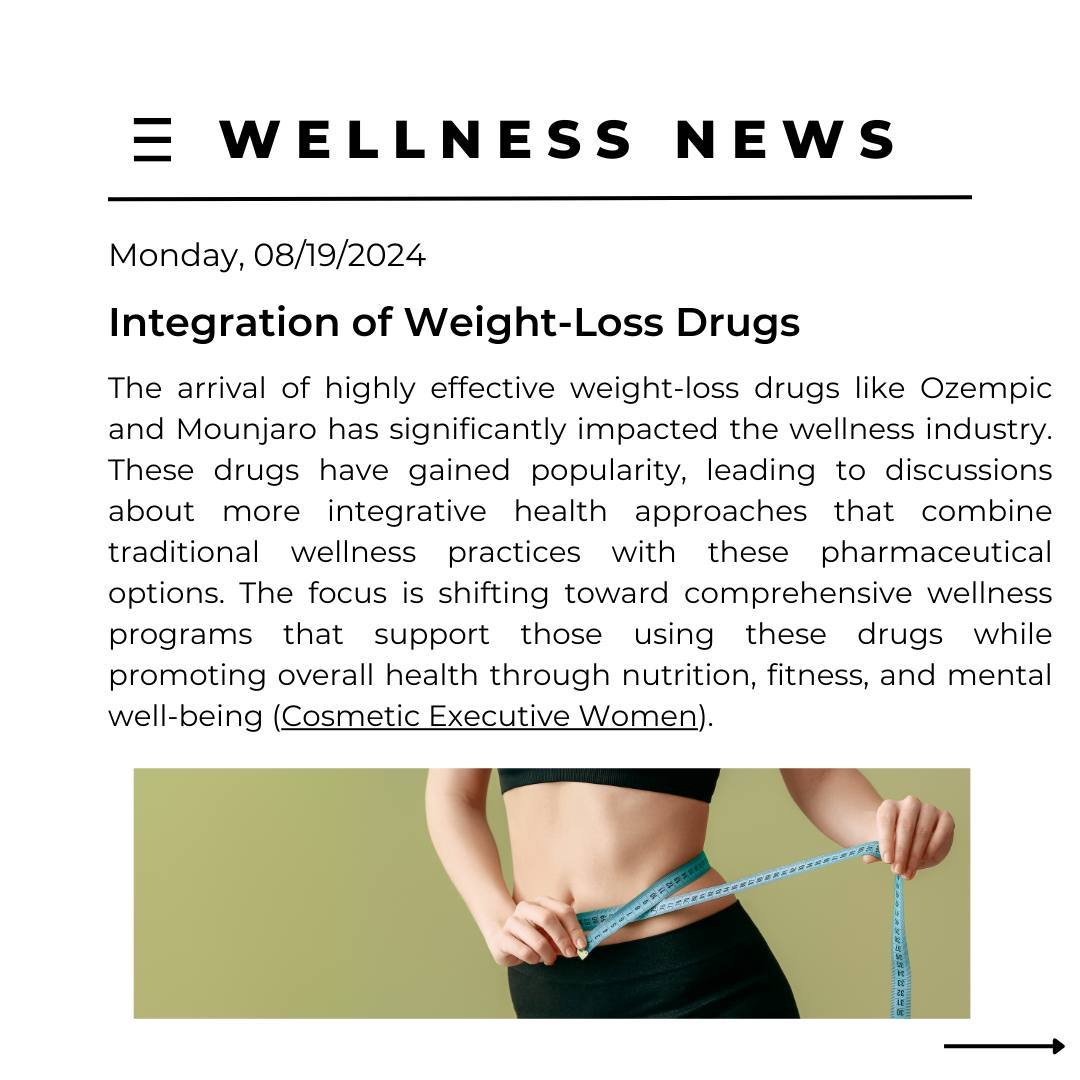 The latest news in the Wellness Industry 🗞️
These trends highlight the ongoing evolution of the wellness industry, where technology, personalized care, and integrative health approaches are becoming increasingly important.
Staying up-to-date on the latest news and trends in the digital marketing world and wellness industry is crucial to delivering the best wellness marketing to our clients!
What new wellness innovations are you most excited about?
#wellness #news #wellnessmarketing