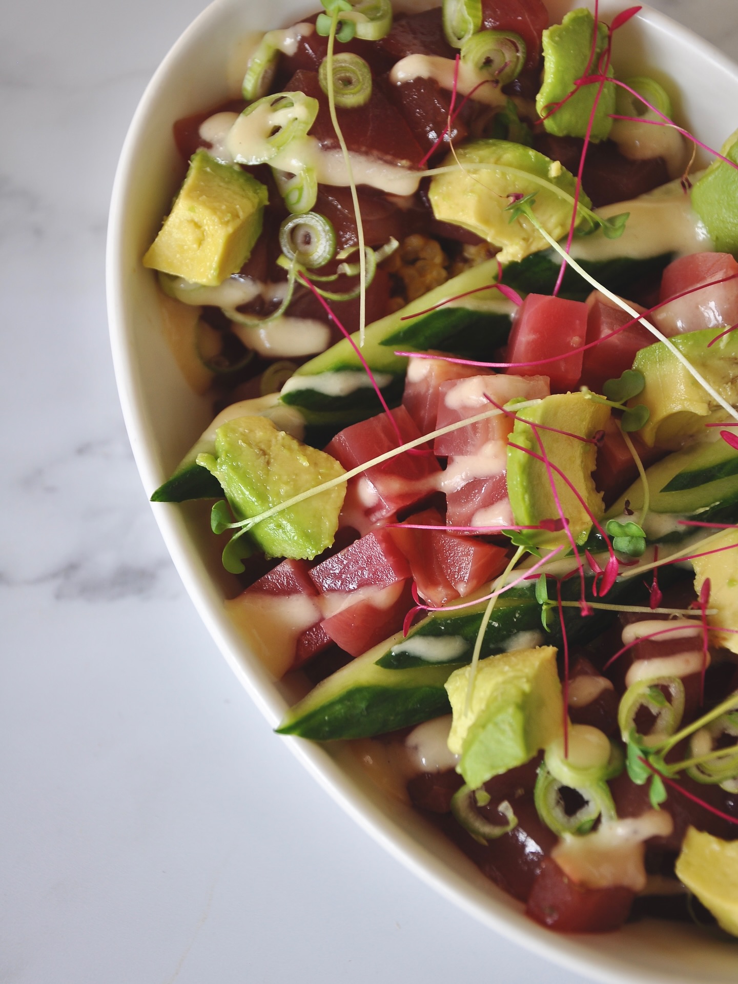 🌈 Did you see the beautiful rainbow today?
It is the perfect time to taste Rainbow in a bowl 🌈
Fresh Ahi 🐟
Roasted Beets
Local Farm Avocado 🥑
Cucumber 🥒
Kabocha Pumpkin Quinoa 🎃
.
.
.
#sixtytwomarcket #sixtytwomarcketwailuku #sixtytwomarcketmaui #62marcket #62marcketmaui
farmtotable farmfresh farm mauinoakoi freshcuisine seasonalcuisine
