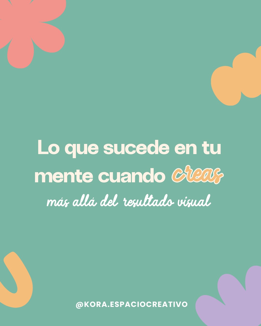 Venir a @kora.espaciocreativo no se trata del resultado final (o sea sí pero no solo eso 🤭)
Se trata de la experiencia completa desde que llegas, y todo lo que en tu mente pasa 🙌🏼 mientras vas creando hasta obtener el resultado ✨
No siempre va a ser “perfecto”, pero siempre va a plasmar un pedacito de ti y de tu día 🎨😍🕯️
Date la oportunidad vivir y conectar con tu creatividad #conKora
•Actividades creativas libres toda la semana
•Experiencias especiales cada mes
•Reserva para eventos privados
📍 Martí 523 entre Pedro de Alvarado y Pinzón. Fracc Reforma Veracruz