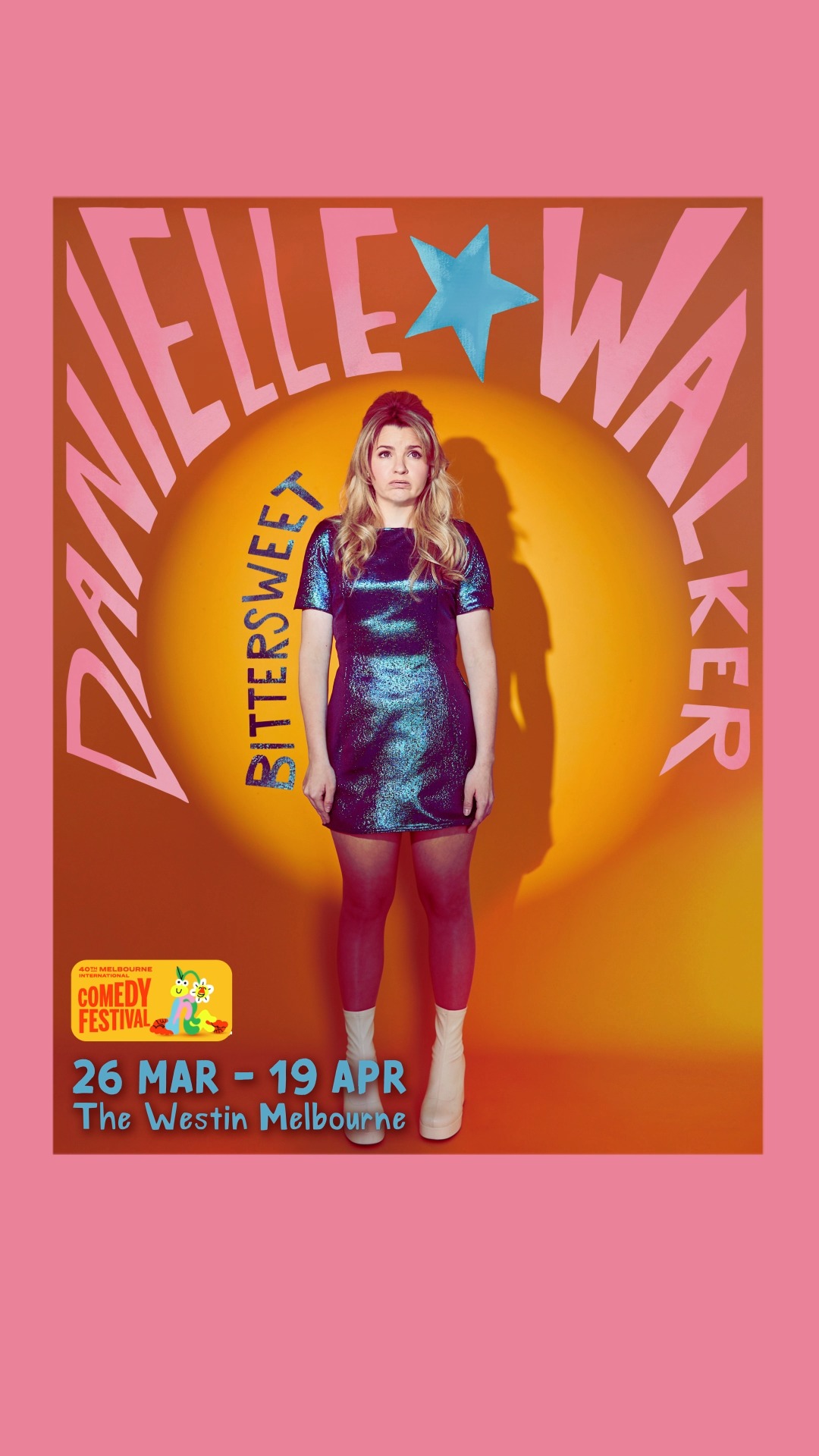 MELBOURNE! 📢
It's that time of year again! The world's best comedians are heading to Victoria for the 40th International Comedy Festival!
Danielle Walker is taking her show 'Bittersweet' to @melbcomedyfestival
📆 26 March - 19 April
📍 The Westin Melbourne
Get yout tickets today! Click the link in bio or visit ComedyFestival.com.au