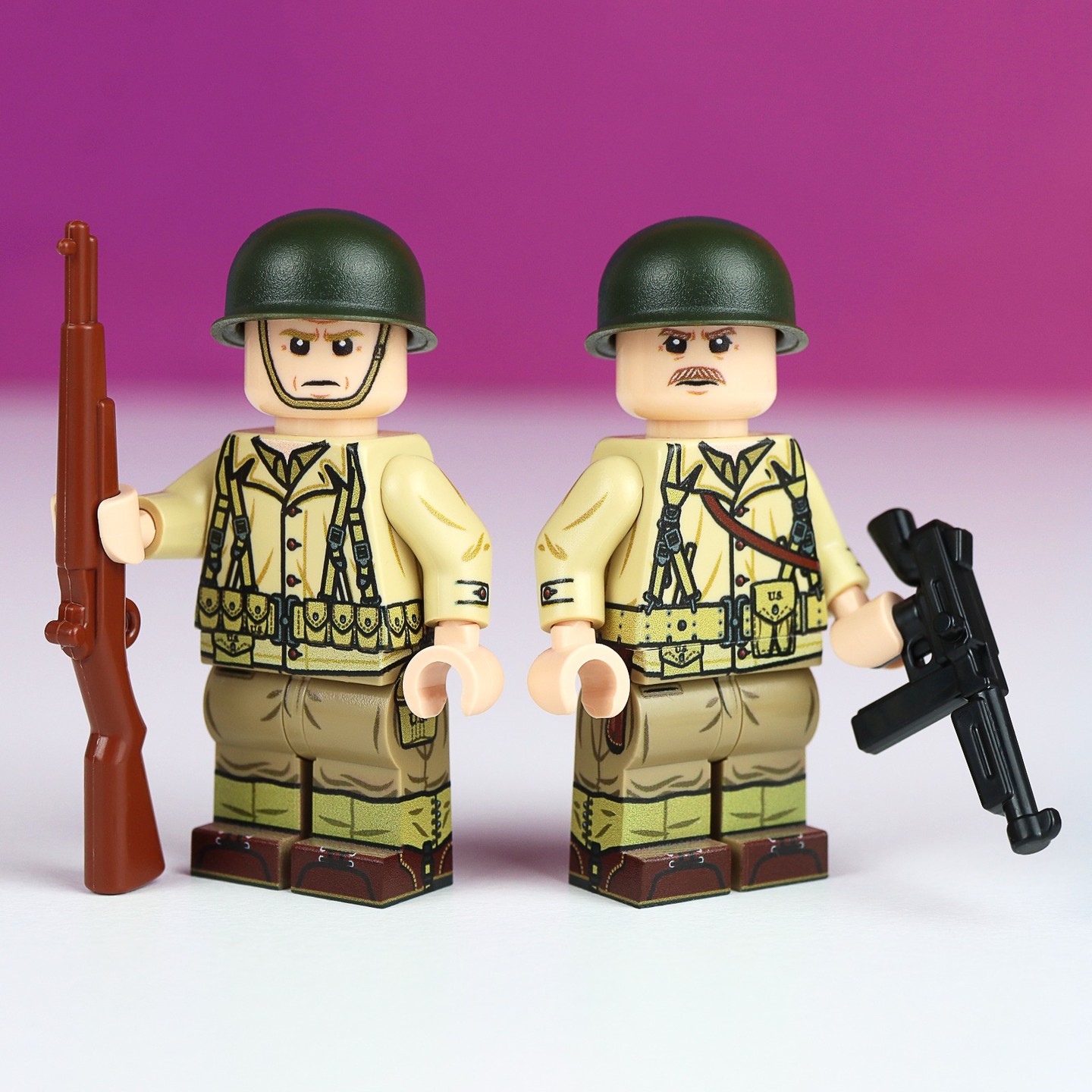 🇺🇸 WW2 U.S. Troops inbound…they’re almost here! 🇺🇸
Not long to wait as our NEW WW2 U.S. Army Release drops TODAY at 4pm (GMT) - Take a look at our NEW WW2 U.S. Army Rifleman & WW2 U.S. Army Platoon Leader!
Available from 4pm TODAY at United Bricks - See you then!
-
#UnitedBricks #WW2Minifigure #WW2US #WW2American #WW2USArmy #CustomPrinted #MilitaryMinifigures #BrickArms #FridayRelease #MinifigCollector #LEGOCommunity #FridayDrop