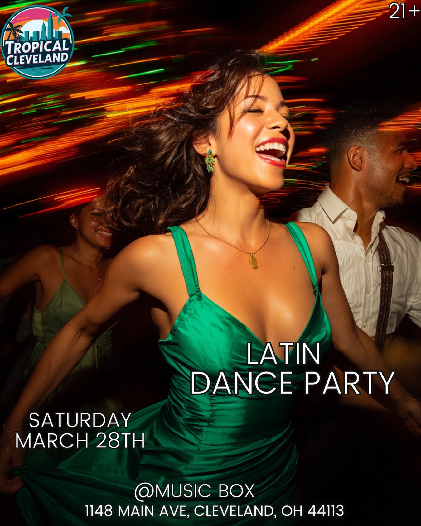 TropicalCleveland Latin Dance Party is on March 28th at the Music Box.
Tomorrow March 21st is the last day to take advantage of our Early Bird Special, Save $5 per ticket 🎟️ so hurry up and secure yours!!!
