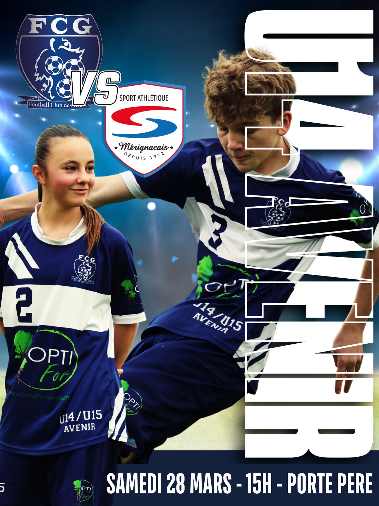 đ„ Nos U14 Avenir de retour Ă domicile ! đ”âȘ
Rendez-vous ce samedi Ă Porte PĂšre pour un nouveau dĂ©fi face Ă MĂ©rignac đȘ
Un groupe qui progresse, qui travaille et qui aura Ă cĆur de montrer ses qualitĂ©s devant son public đ
On compte sur vous pour venir les encourager ! đ
Photo : Charlotte Genetier
#FCG #U14U15 #Avenir #PlusQuUnClubUnEspritDeFamille