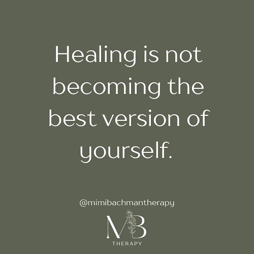 I love these words by @kobecampbell_ so much, they need a permanent spot here.
If things feel heavy and hard to carry this week,
If your inner critic has been loud this week,
If the worst versions of you feel hard to love and accept,
You are not alone. You are human, and you aren’t meant to carry it all by yourself.
🌿🌿Are you wanting more support from a trained therapist on your healing journey? I am accepting new clients in Kansas City and offer telehealth to KS and MO residents. Head to @mimibachmantherapy and set up a free intro call to learn more.
#therapyinkc #kansascitytherapists #kccrossroads #mentalhealthkansascity #nojudgmentjustsupport #yourenotalone