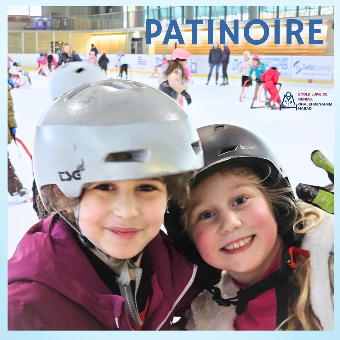 Partie 1: Reportage photo de l’excursion patinoire des filles de l’école primaire @ecolehabad ⛸😃
#ecolejuivedegeneve #ecolehabad #jewisheducation #jewishschool #ecolejuive