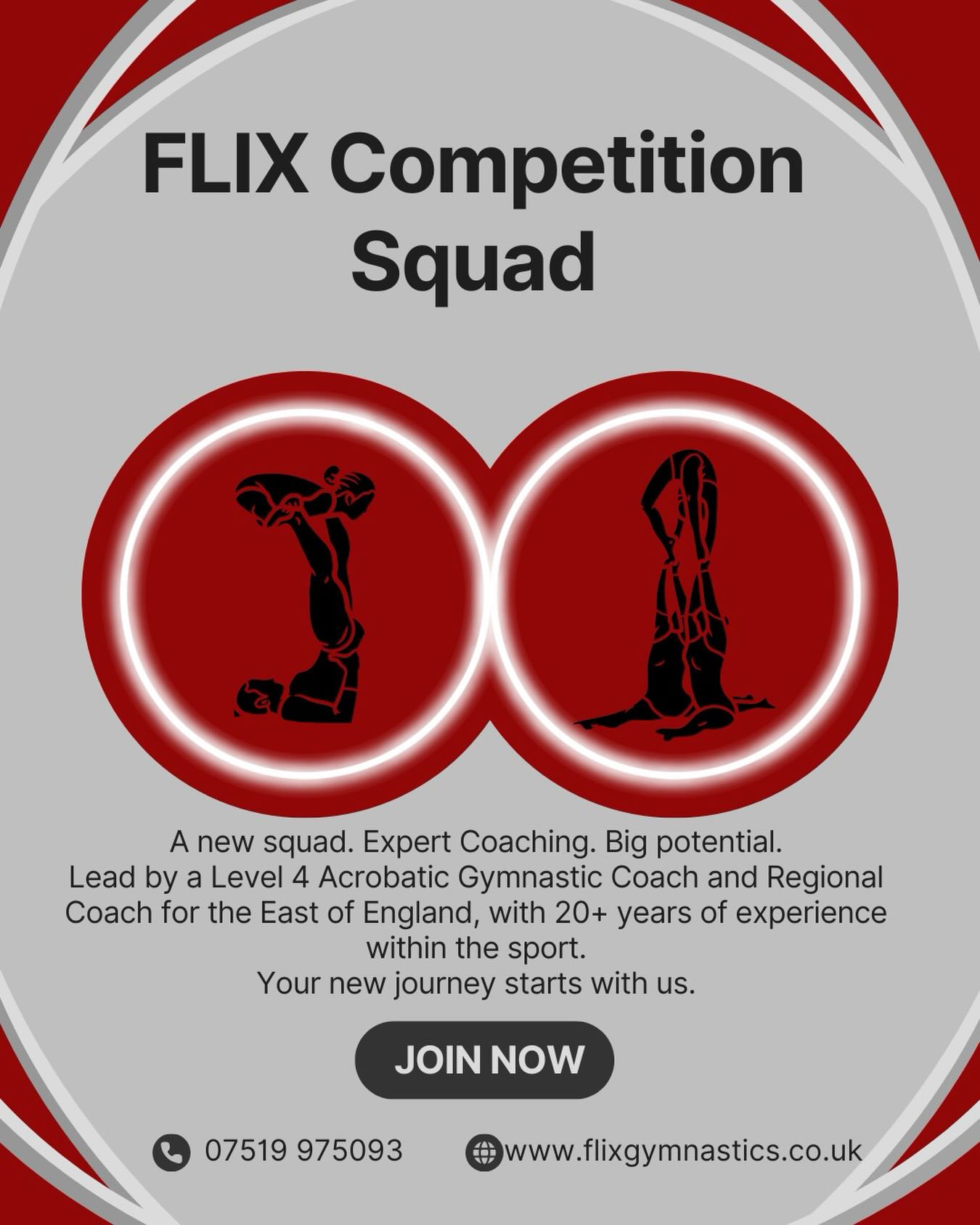 ⭐️FLIX Gymnastics wants you!!⭐️
Are you an enthusiastic gymnast with big dreams to win those medals?
Have you got the skills? Ambition? Dedication? 🤸♀️
Flix gymnastics is looking to expand its competition squad, whether you’re already got a background in competitive gymnastics, or you think the acrobatic world is something you want to be a part of. Then get in touch today!!
Acrobatics has a range of disciplines, there’s something for everyone!!✨
Our competition squad is invite only, so get in touch, we can arrange a trial, and you could be one of the new partnerships within the Flix Family!!🥳
Follow the link in our bio, or drop us a message!
We can’t wait to hear from you ✨
#flixgymnastics #flixfamily #competitionsquad #acrobaticgymnastics