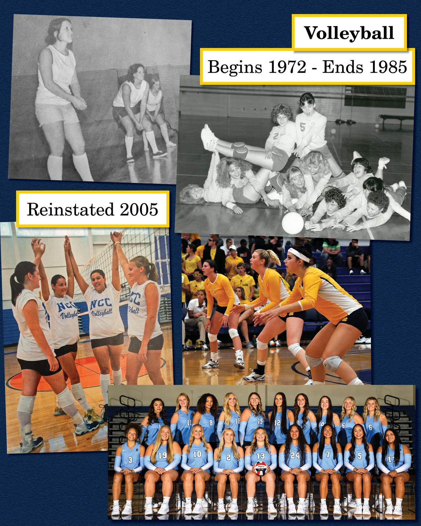 For 130 years, sports have been a meaningful part of life at our university, from community recreation to the intercollegiate student-athlete experience.
In this month’s 130-year anniversary reflection, we’re looking back on our athletic history. While official intercollegiate programs didn’t begin until more than 60 years into our story, starting with men’s basketball in 1959, our commitment to athletics has grown tremendously. Along the way, our student-athletes, coaches, staff, and fans have contributed to numerous conference and national achievements.
Here’s just a small glimpse into the history of our ever-growing intercollegiate athletic experience!
