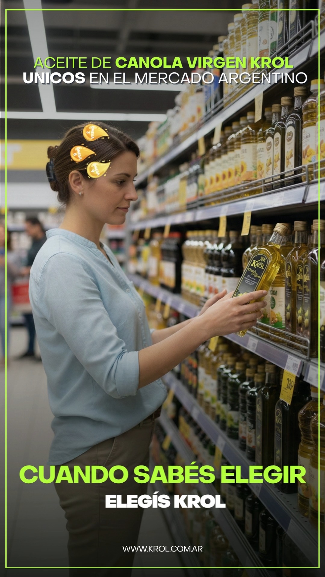 En el supermercado hay muchas opciones… pero no todas son iguales.
Cada vez más personas buscan aceites con mejor perfil nutricional y procesos que conserven sus propiedades naturales.
Por eso eligen Aceite de Canola Virgen KROL, prensado en frío para mantener su calidad, su color y su perfil de Omegas 3, 6 y 9.
Porque elegir bien también es parte de cocinar mejor.
💛 KROL. Nutrición real en cada preparación.
#KROL #AceiteDeCanola #PrensadoEnFrio #EleccionInteligente #CocinaSaludable #VidaSaludable