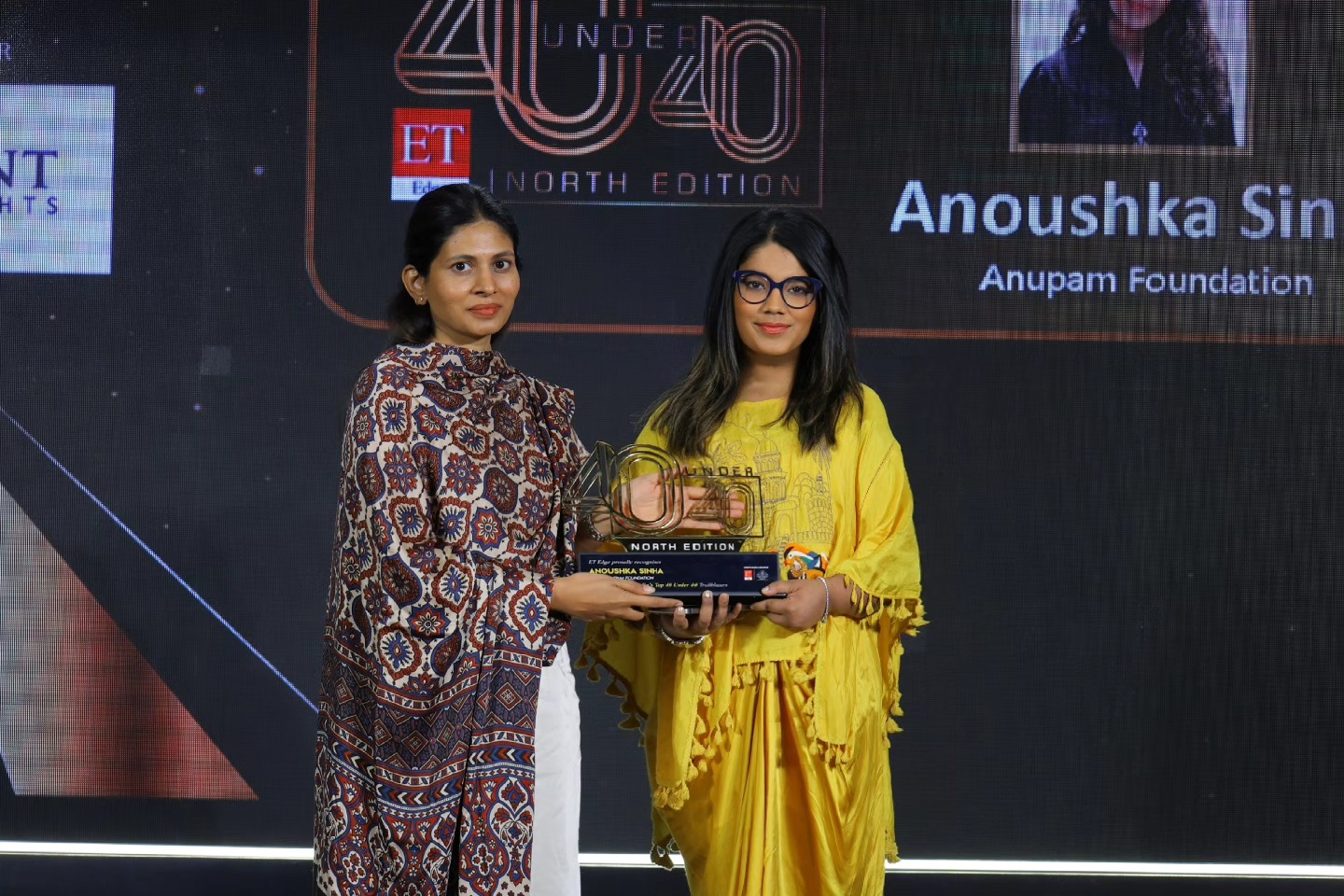Truly Humbled To Be Named On The Economic Times 40 Under 40 List As The Youngest Recipient 🤍
Growing up Economic Times @economictimes was a source of not just news, but Influence. Power. Possibility.
Not just headlines, but markers of what was possible.
What felt distant.
What felt reserved for names bigger than mine.
I didn’t grow up with legacy.But I grew up with conviction.
And while the path wasn’t smooth, it was mine to make often paved with silence, resilience, and the refusal to shrink.
Then fast forward to now, I became the youngest out of the entire cohort to receive the ‘The Economic Times 40 Under 40 Award’ presented by Hon’ble Minister Raksha Khadse
And for a moment, I stood inside the very pages that once felt unreachable.This isn’t just a victory lap.It’s a quiet turning point not just for me but for every girl who’s ever been told to wait her turn,
You don’t need to be born into power to lead with it.
The same fingers that once pointed at me with doubt and angst now find themselves forced to applaud.
🙌A huge thanks to the Times Group and the Economic Times and to Hon’ble Minister For Youth & Sports Affairs Raksha Khadse for this recognition.
#ET40Under40 #AnoushkaSinha #BuiltNotBorrowed #GirlsWhoLead #LeadershipInProgress #YouthVoices