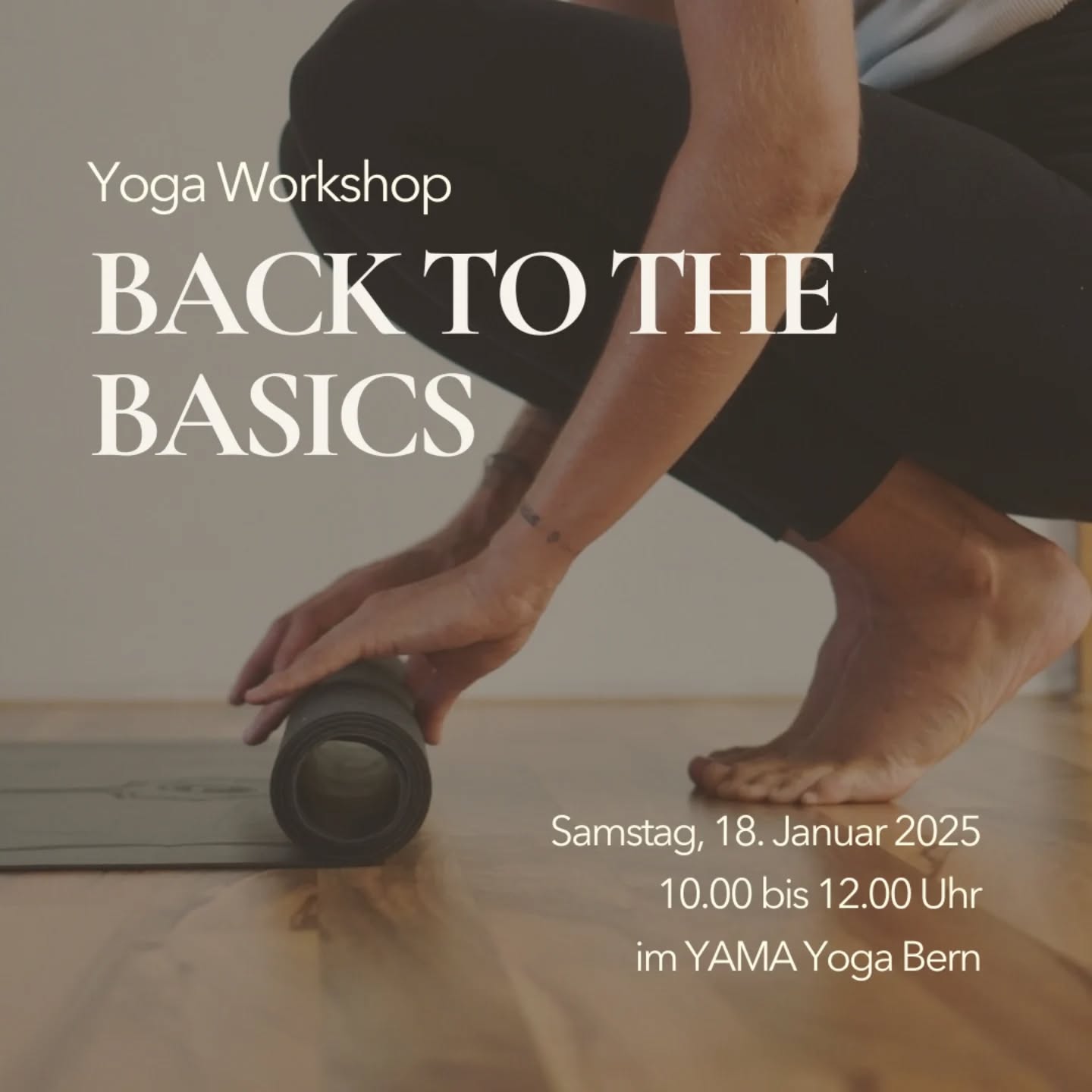 Back to the Basics
Yoga Workshop
Bist du neu im Yoga oder schon länger am Praktizieren, möchtest aber mal wieder «Back to the Basics» gehen? Wir tauchen in die Themen Asanas, Atmung, Meditation und Philosophie ein.
Es erwartet dich eine ganzheitliche Praxis, in der wir die gängigsten Asanas im Detail anschauen und uns den wichtigsten Grundlagen widmen.
Wann: Sa, 18.01.2025 | 10:00 - 12:00 Uhr
Wo: YAMA Yoga & Co.
Sei dabei, ich freu mich auf Dich!🧘♀️🤸♀️🙏
#yogaworkshop #yoga #yogabern #yamabern #asana #meditation #atmung #philosophie #backtothebasics
