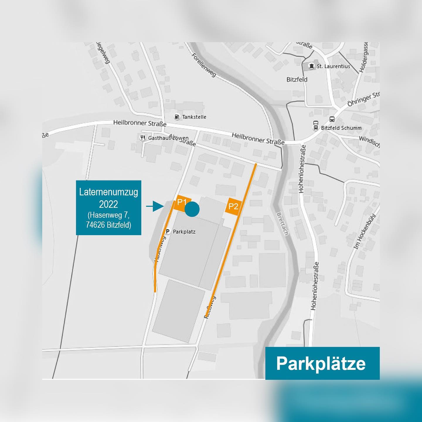 ⚠️Diesen Freitag - Laternenumzug 2022 🏮
📍Bitzfeld Sportplatz
🅿️1️⃣ Hasenweg 7
🅿️2️⃣ Reeßweg
🏁♿️Barrierefreie Laufstrecke startet ab Hasenweg 7, nach Bretzfeld und zurück (ca. 35-45 min)
☀️☂️Auch bei Regen findet der Laternenumzug statt. Das Fest danach ist ohnehin unter dem Vordach der Halle ausgelegt. Sollte es zum Umzug stark regnen würden wir kurzfristig die Strecke abkürzen - wir drücken jetzt aber einfach alle die Daumen, dass es hält ✊
Sollten noch Fragen offen sein, meldet euch gerne bei uns.
Wir freuen uns rießig auf euch!! 😍🥳
#laternenumzug #ichgehmitmeinerlaterne #inklusion #barrierefrei #gemeinsam #menschunited #bitzfeld #bretzfeld