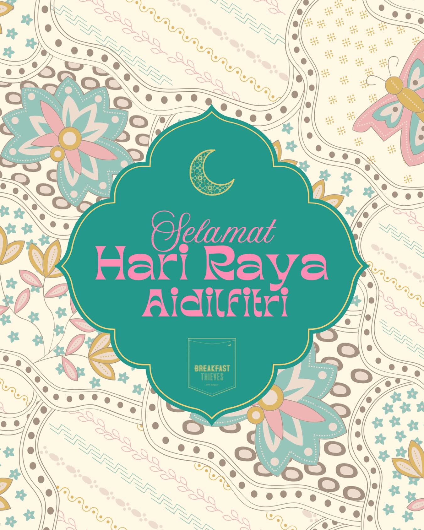 May your Raya be filled with laughter, your hearts with peace, and your tables with abundance. 🌙✨
Selamat Hari Raya from Breakfast Thieves! 💛
Psst… we’re open throughout Raya if you need a little coffee break in between house visits 😜