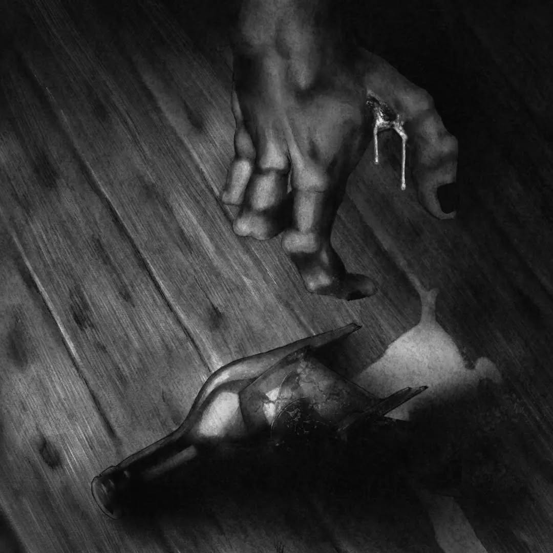 First time drawing charcoal digitally.
One of the compiled charcoal illustrations created for @danger_close_uk
#illustration #illustrationartists #charcoal #charcoaldrawing #charcoalart #charcoalpencil #darkart #darkartists #blackwork #tattoo #tattooart #adobephotoshop #cintiq #digitalart #gothicart #lowbrowart #drawing #tonalism #monochrome #hyperrealism #procreate #albumart #chalkart #graphiteart