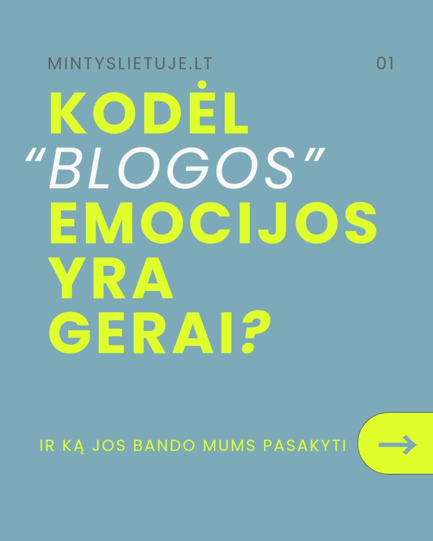 Kai kurias emocijas mes vadiname neigiamomis, nepageidaujamomis, blogomis... Iš tiesų nieko nėra visiškai neigiamo ar visiškai teigiamo, o kiekviena emocija turi funkciją, praneša apie kylančius poreokius ir atlieka tam tikrą svarbų darbą.
Kas jeigu vietoje vengimo jausti, mes pažiūrėtume į emocijas, kaip į signalus ar žinutes, kurios nori mums kažką pasakyti? 💭
Emocijos tampa disfunkcinės, kai yra per daug stiprios, ilgalaikės, trukdo mūsų kasdieniniam gyvenimui.
Svarbu mokytis išbūti su savo emocijomis ir ieškoti pagalbos, kai tampa per sunku 🤍
#emocijos
#psichoterapija
#kognityvinėelgesioterapija
#pyktis
#baimė
#gėda
#liūdesys