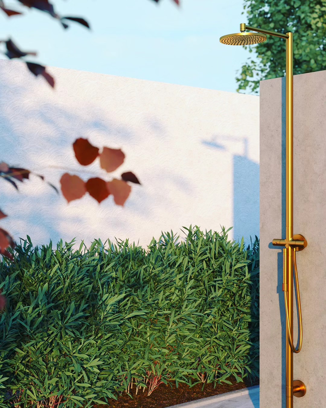 Outdoor showers that make a statement.
The AXOR Starck Nature Shower Column brings the iconic design of the popular AXOR Starck shower column to the outdoors. The minimalist design language helps transform the outdoor shower into a design object that blends harmoniously into any environment. Swipe through the gallery to see this shower in different FinishPlus surfaces.
#AXORdesign #PhilippeStarck #outdoorliving #outdoorshower #shower #exquisitebathrooms #outsideshower #luxurybathroom #luxury
