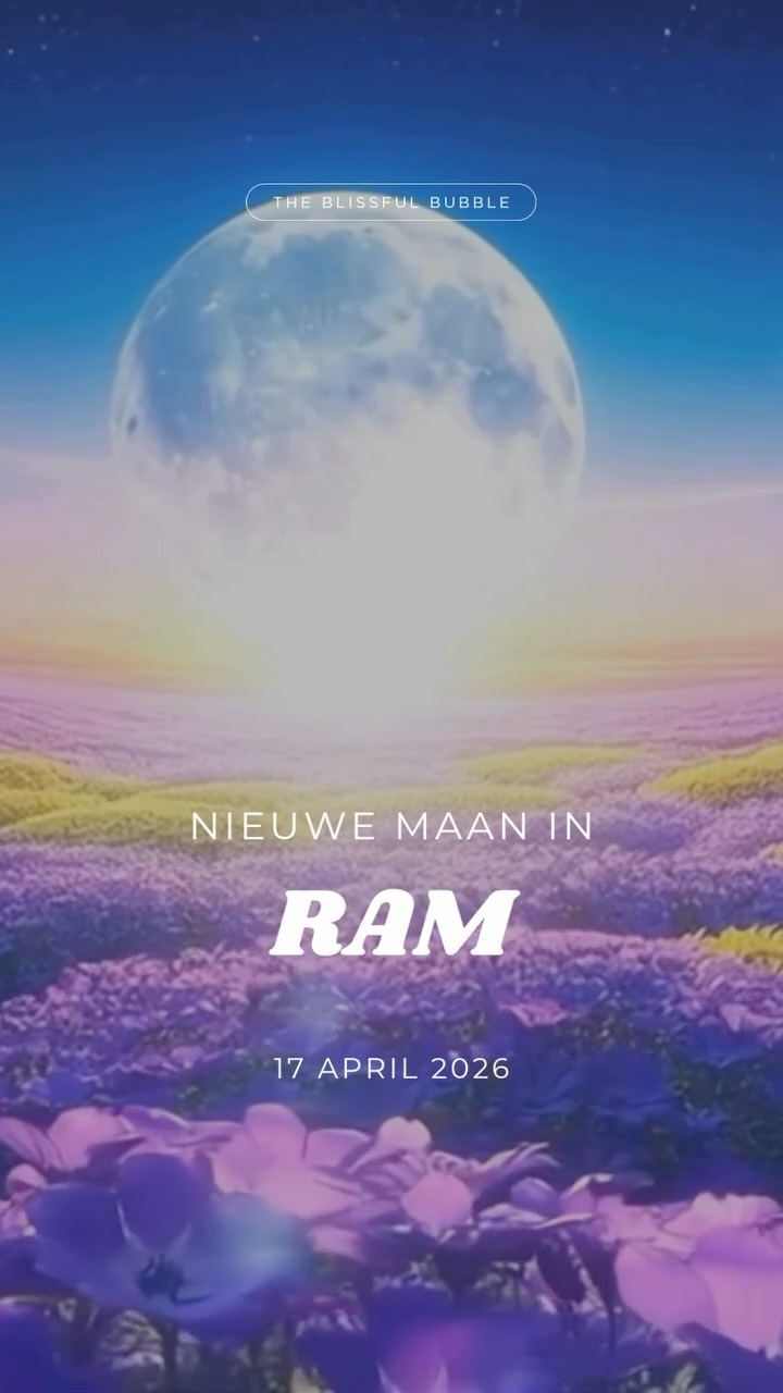 🌑 Nieuwe Maan in Ram
Deze nieuwe maan zet alles terug op start. Niet wachten tot het perfect voelt, maar eerlijk kiezen voor wat jij wil.
✨ Ritueel:
Schrijf één ding op dat je al te lang uitstelt.
Vraag jezelf: “Wat zou ik doen als ik niet twijfelde?”
En zet vandaag één kleine stap.
Geen plan. Gewoon beweging. 🔥 Wat kies jij voor jezelf deze cyclus? 🌑
