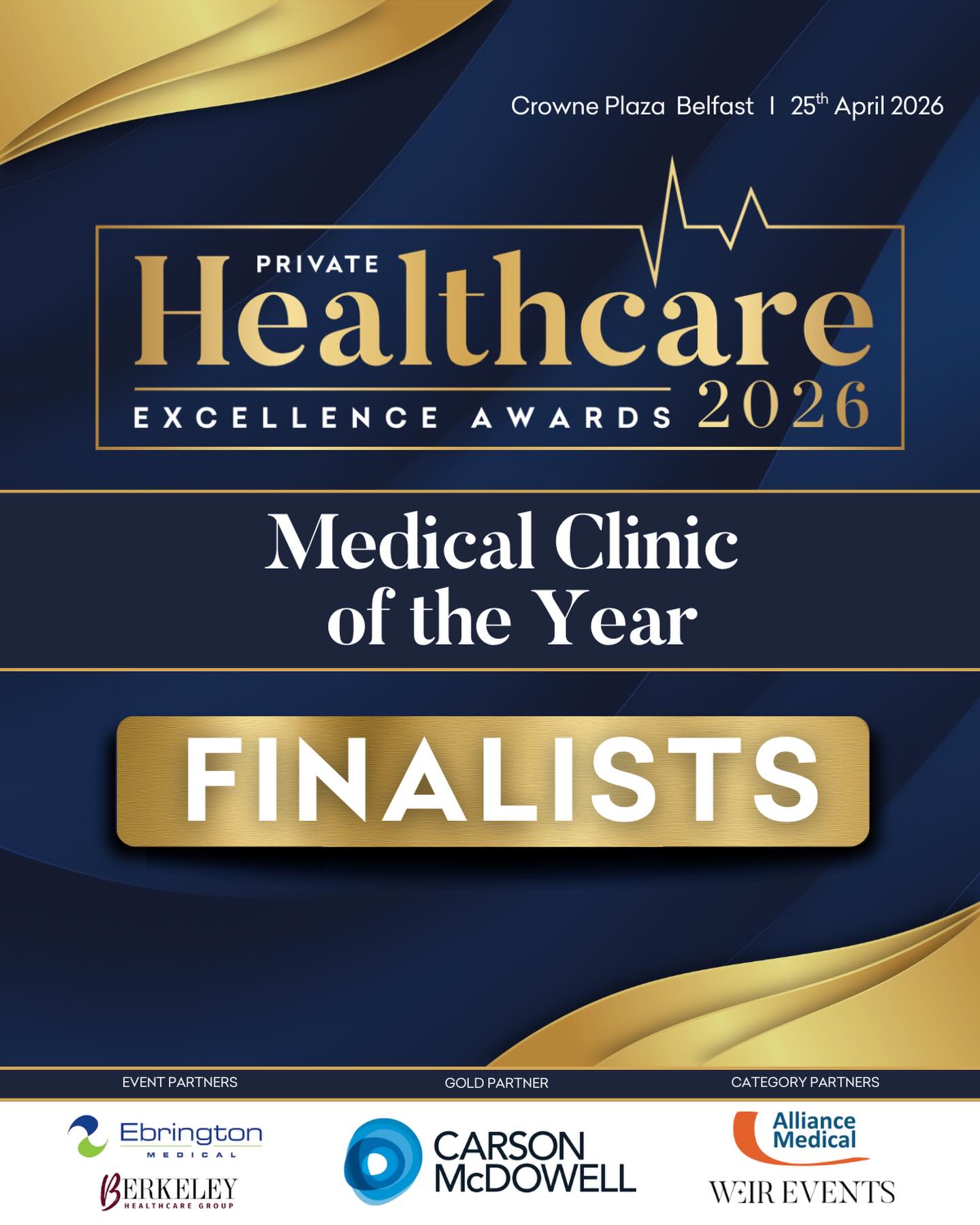 We are thrilled to share that we have been shortlisted for Private Medical Clinic of the Year.
This recognition is a true reflection of the dedication, compassion and expertise of our incredible team who work tirelessly to deliver outstanding care and support to every patient we see.
Being shortlisted is an honour in itself and we are so proud to be acknowledged alongside other leading providers in the industry.
We are incredibly grateful to our team and our patients for their continued support, and we are proud to celebrate this milestone together.
#finalist #phexcellenceawards