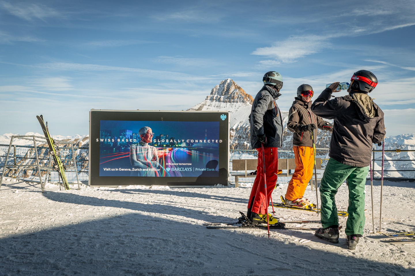 Swiss based. Globally connected.
Barclays high above the Alps at Glacier 3000.
A message placed in one of Switzerland’s most extraordinary landscapes.
📸 Glacier 3000
_____
#ooh #oohcampaign