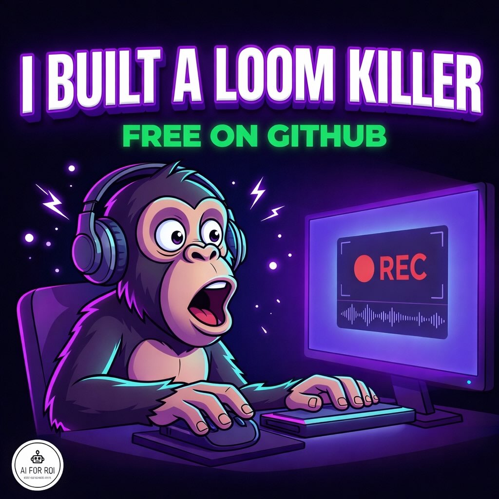 I just vibe coded a full Loom alternative called Capsule — screen recording, shareable links, view tracking, AI transcription, webcam effects, and a built-in teleprompter. All built live using Claude. No hand-coding. Just describing what I wanted and letting AI build it.
The best part? It’s completely free and open source on GitHub.
🔗 GitHub: https://github.com/sgonz24/capsule-screen-recorder
In this video I break down exactly how vibe coding works, what tools I used, and how you can build your own SaaS app with zero coding background.
#vibecoding #ai #loom #opensource #claudeai buildinpublic