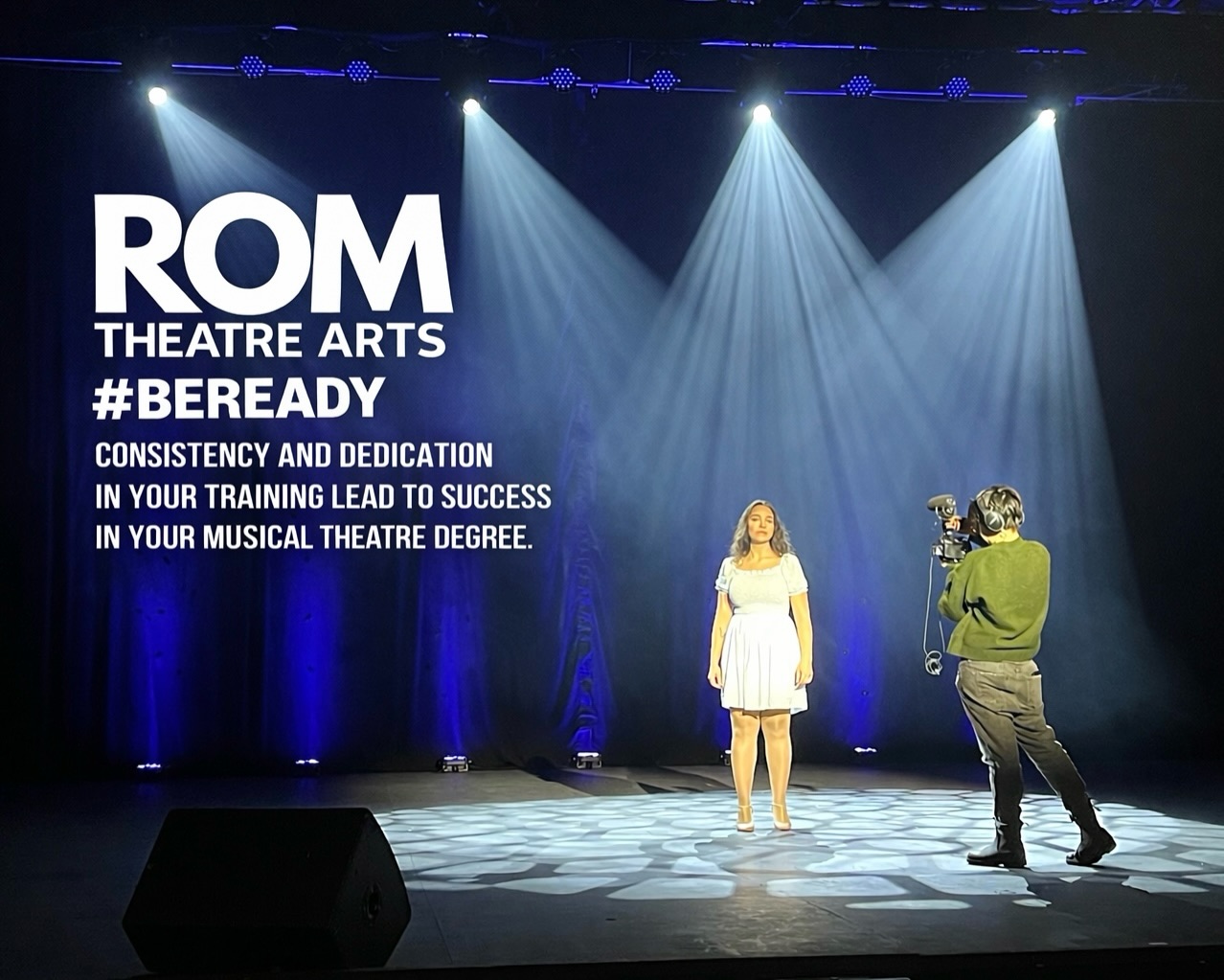 Under the lights, where passion meets discipline, greatness is built one rehearsal at a time.
At ROM Theatre Arts, we don’t just train performers—we shape storytellers, artists and future stars. Every step, every note, every moment on stage is a chance to grow stronger, more confident and more fearless.
The journey isn’t always easy, but with consistency, dedication and heart, success becomes inevitable.
This is where talent is refined, confidence is discovered and dreams take center stage. Stay committed. Stay focused. Stay ready.
#BeReady 🎭