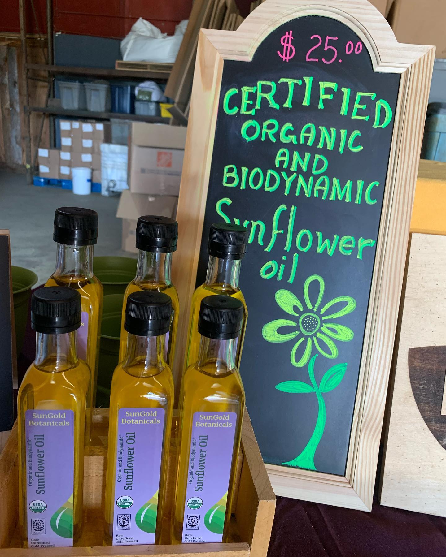 Getting ready for SunGold Botanical’s first farmers market! We’ll have a wide variety of botanical extracts and infusions as well as a full line of hemp products. See you tomorrow on the Corvallis waterfront! @corvallisfarmersmarket #farmersmarket #usdaorganic #biodynamic #corvallisoregon #smallbusiness #localorganic #organichemp #botanicalinfusions #supportsmallbusiness