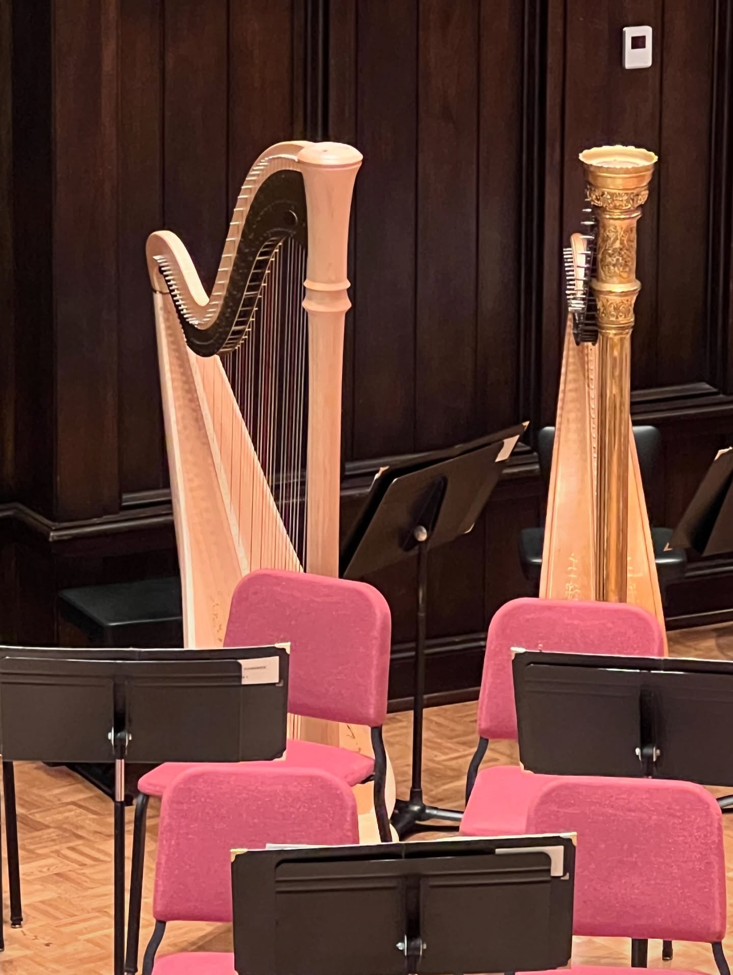 It’s not every day that there are TWO harps so it is a special day! 🎼🎵🎶🎵
#harps #orchestra #harp #engineer