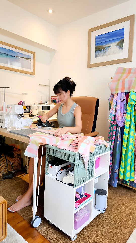 Come sew a dress with me ☕️
Just a few of my usual rituals along the way.