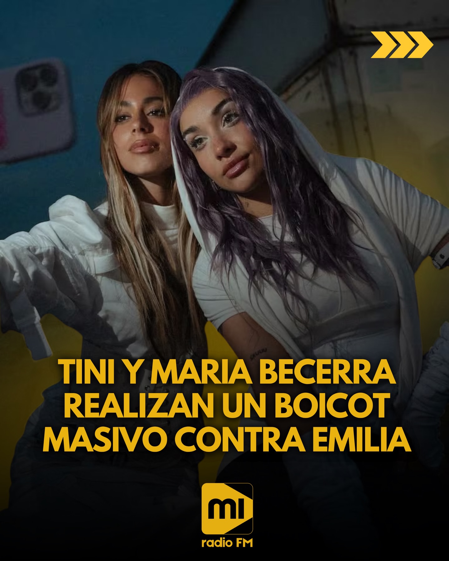 🤜🏼 @tinistoessel se une a @mariabecerra en este boicot contra @emiliamernes
🤷♂️ A pesar de haber sido un apoyo incondicional en la carrera de TINI, apoyándola en su vuelta a la música y siendo una participación tan importante en el éxito de la Argentina, TINI prefiere posicionarse del lado de María Becerra
🗣️ La información que recibimos es que se viene algo pesado para Emilia, la madre de Tini es amiga de Yanina y la van a estar difamando en algunos de sus programas (la familia de Tini tiene un gran poder en los medios, se la cuidó un montón con el tema de RDP Y C.H)
Emilia es muy ella. La verdad es que le dolió mucho lo de Tini porque según mí información Te la cortó de todos lados y dejó de darle bola sin ningún tipo de explicación.